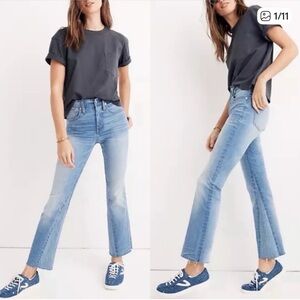 Madewell Cali Demi Boot blue Jeans NWOT light wash flare size 25